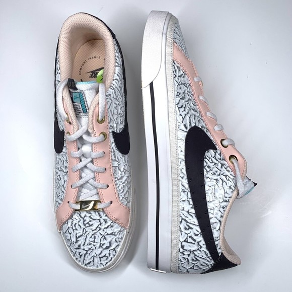 Nike Shoes - Nike Court Legacy SDC White Pink Silver Serena Williams Womens 9.5 DJ1454-100